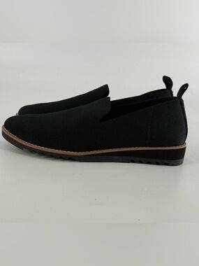 Eileen Fisher Stretch Knit Loafers Black 7.5